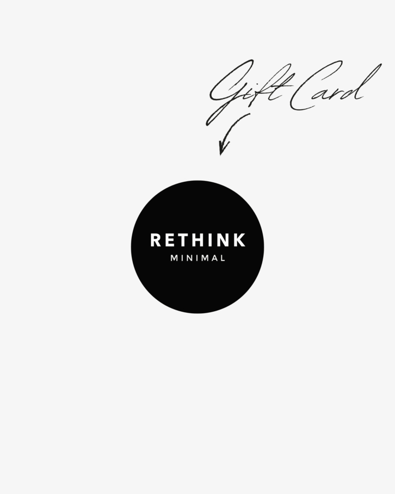 Rethink Minimal Gift Card